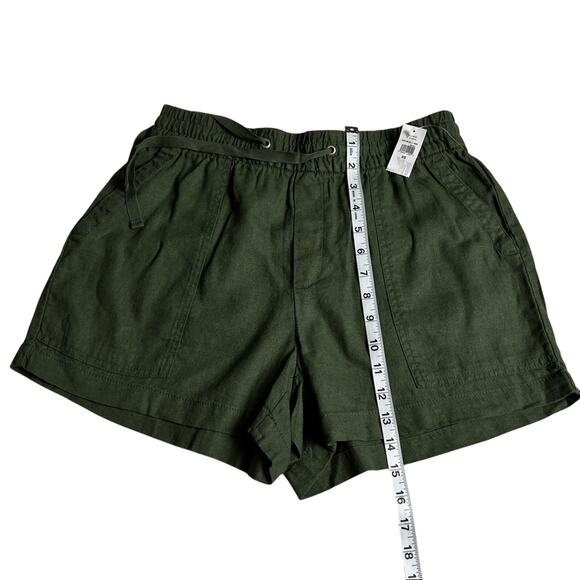 Gap Womens Linen Blend Olive Color Showers Sz XS - Picture 9 of 12